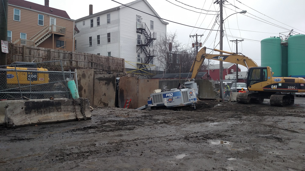 Installation of Grinder Pump, Gloucester MA project photo 1
