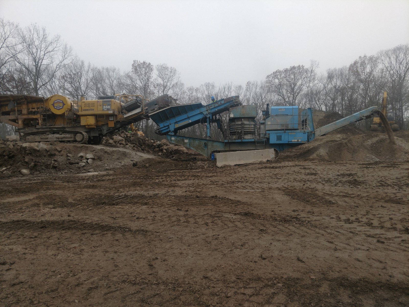 Hopkinton LNG Replacement Project 1903 - Crushing project photo 1