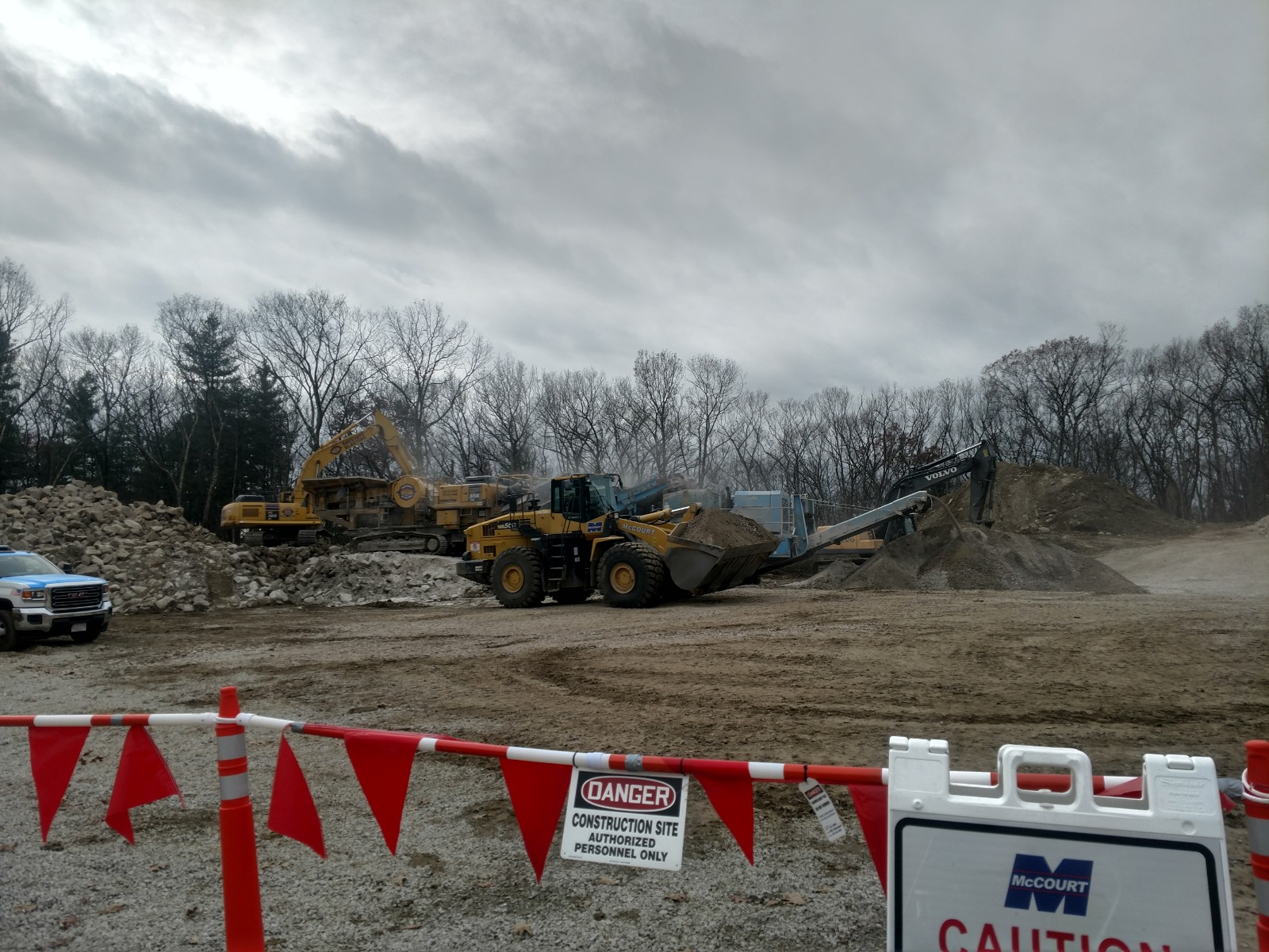 Hopkinton LNG Replacement Project 1903 - Crushing project photo 4
