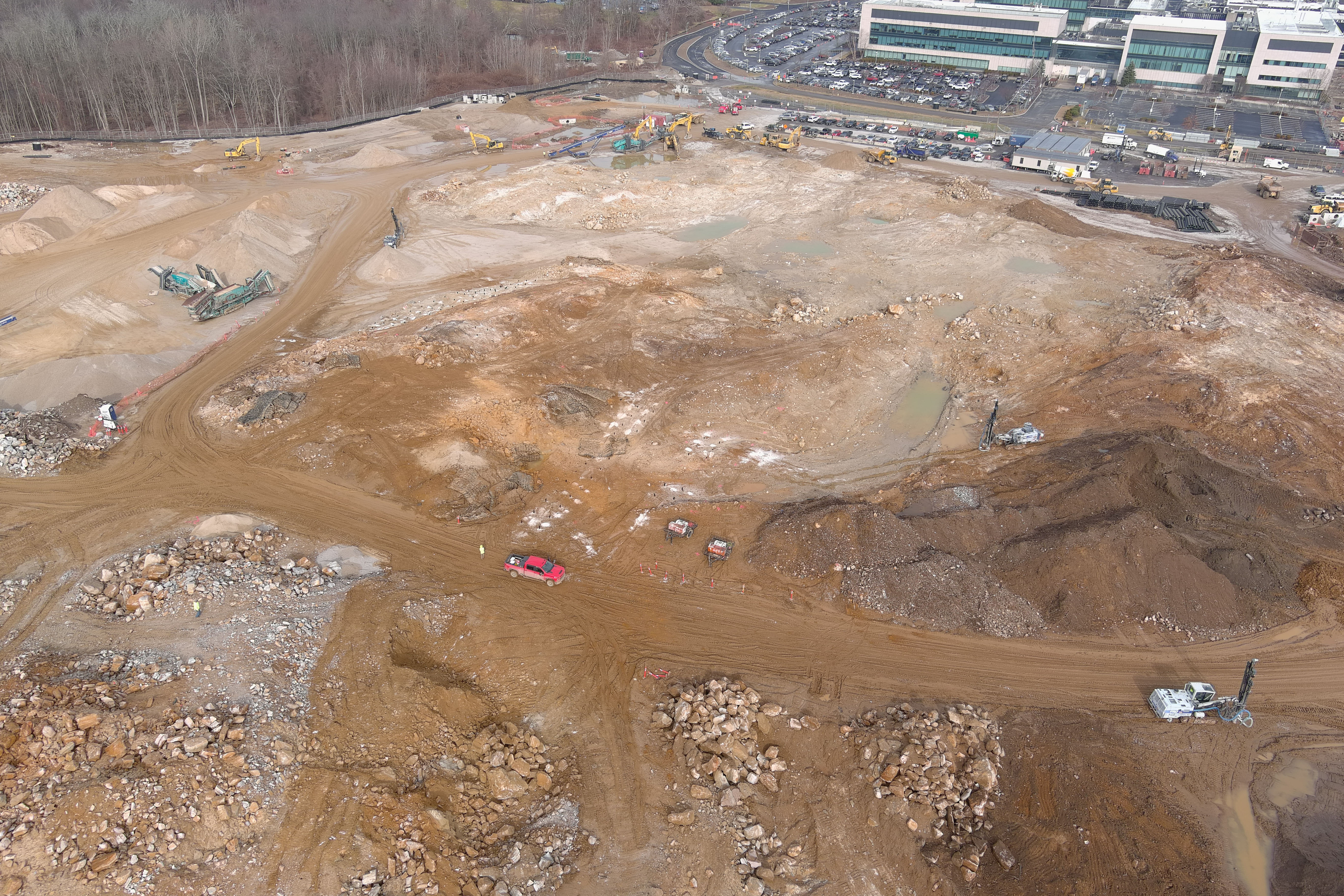Shawn's Lawns Inc. - Regeneron Loop Road Campus Expansion Project - Tarrytown, NY project photo 1
